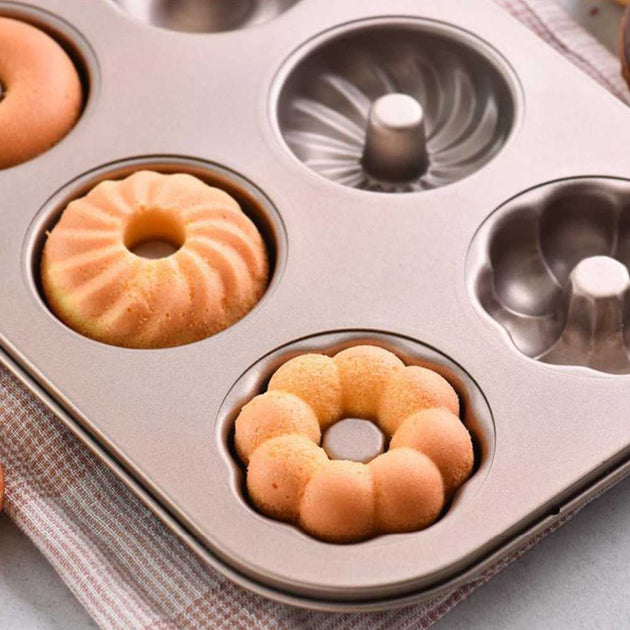 LEBERY Emporte-pièce en forme de donut, moule à beignets, moule à beignets,  moule à beignets, moule à donut, moule à pâte à pain, desserts, outil de