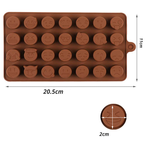 Moule Chocolat Emoji 