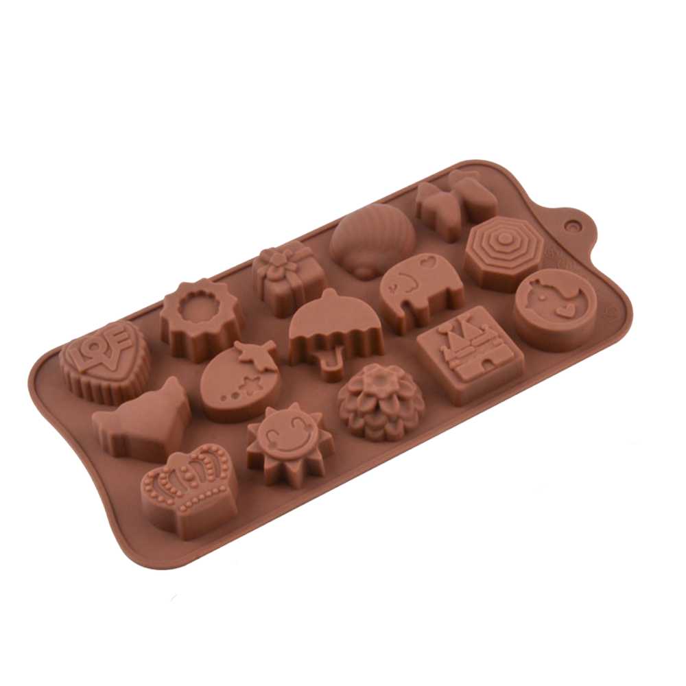 Moule Silicone Chocolat MEETTIKEY - Format Mini Tablette - Avec Grattoir - Pour Chocolats Maison, Pralines, Décorations - Food-safe