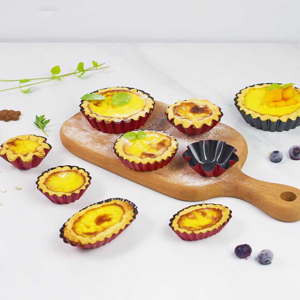 Ksvaye Moule Tartelette 10cm Antiadhésif pour Mini Quiche et Pasteis de Nata en Acier Carbone - Lot de 4 Mini Tartes Rondes Individuelles pour Gâteaux, Desserts, Muffin (Noir Ksvaye Moule Tartelette 10cm Antiadhésif pour Mini Quiche et Pasteis de Nata en Acier Carbone - Lot de 4 Mini Tartes Rondes Individuelles pour Gâteaux, Desserts, Muffin (Noir