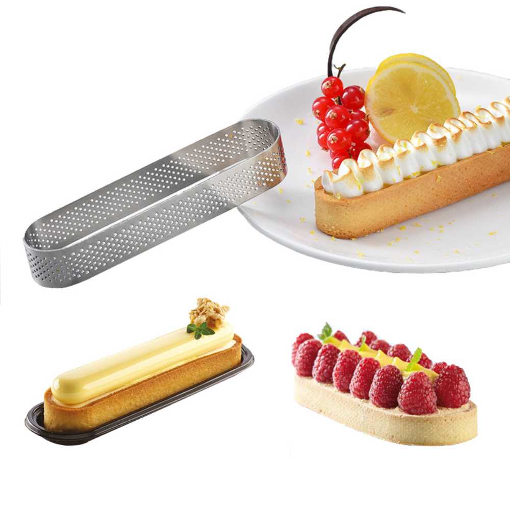 6 Pièces Cercle Tartelette, Cercle a Patisserie 8cm, Cercles et Cadres à Pâtisserie, Cercle a