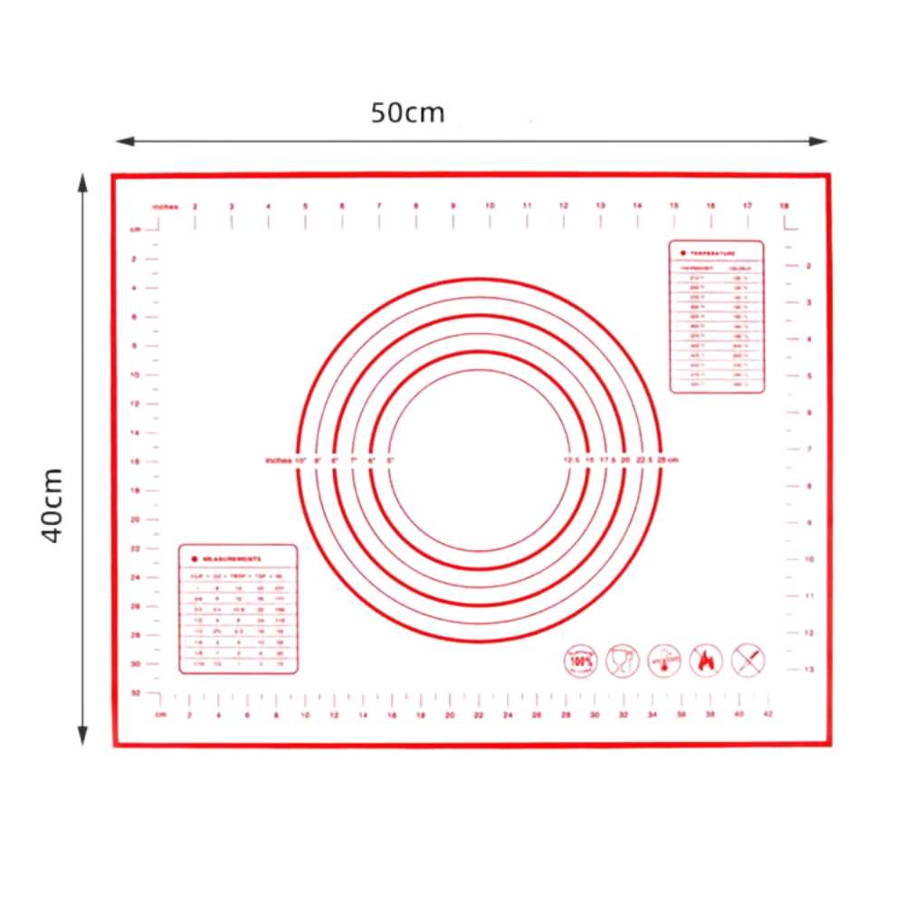 2 Tapis De Pétrissage En Silicone Rose - Diamètre 30cm, Antiadhésif, Antidérapant - Pour Pâte à Pain, Pizza, Pâtisserie